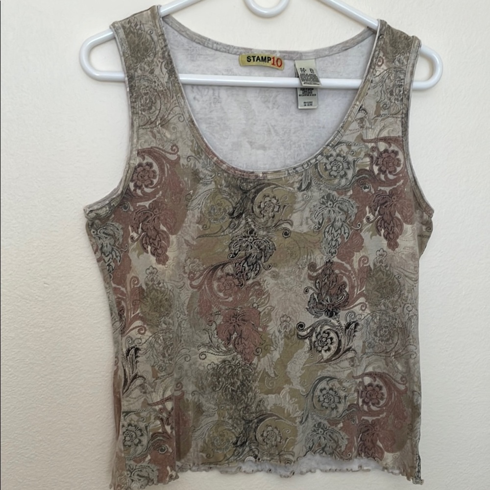 Stamp 10 Women's Multicolor Tank Top